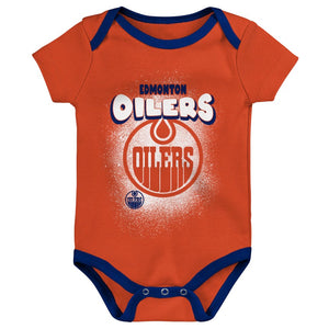 NHL Branded Infant Edmonton Oilers Lil' Sniper Creeper & Pant Set
