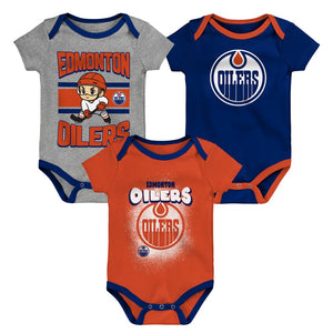 NHL Branded Infant Edmonton Oilers Lil' Sniper Creeper & Pant Set
