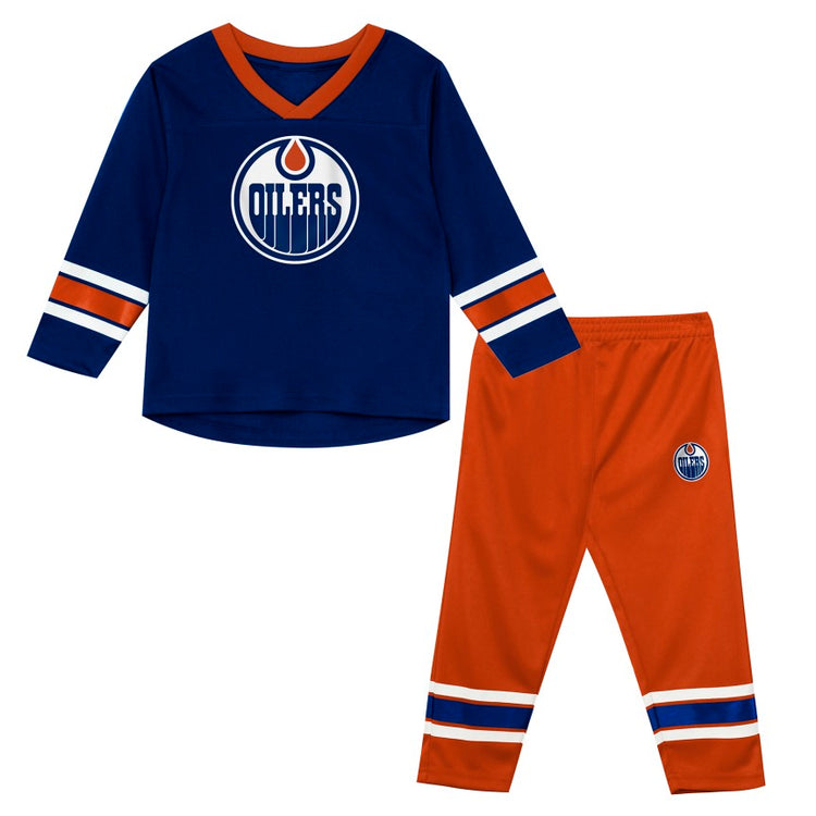 NHL Branded Toddler Denting the Net Jersey & Pant Set
