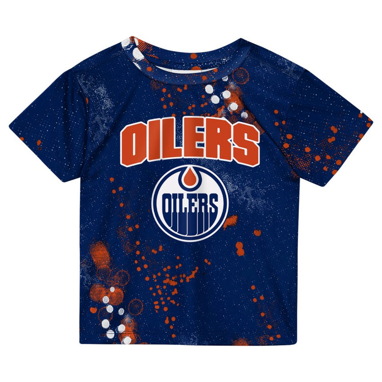 NHL Branded Toddler Edmonton Oilers Home Plate T-Shirt & Short Set