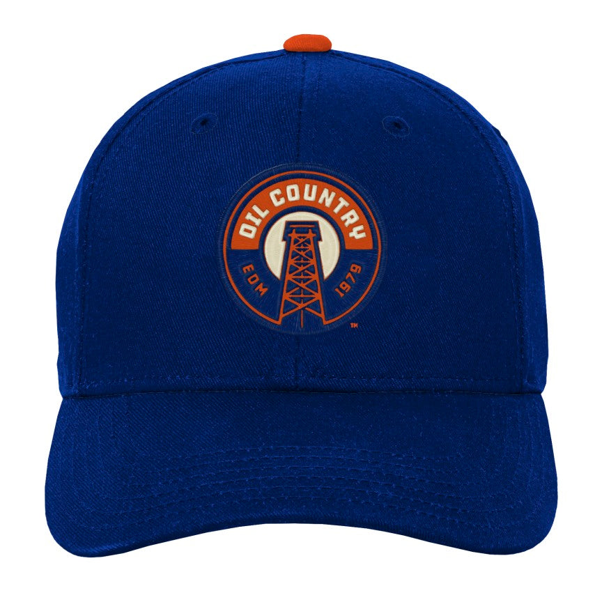 NHL Branded Youth Edmonton Oilers Alternate Precurved Hat
