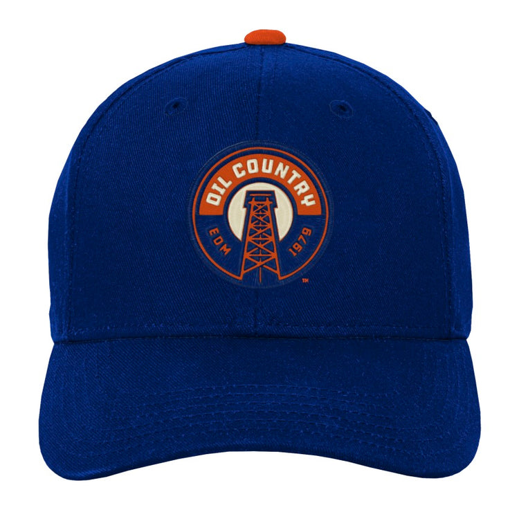 NHL Branded Youth Edmonton Oilers Alternate Precurved Hat
