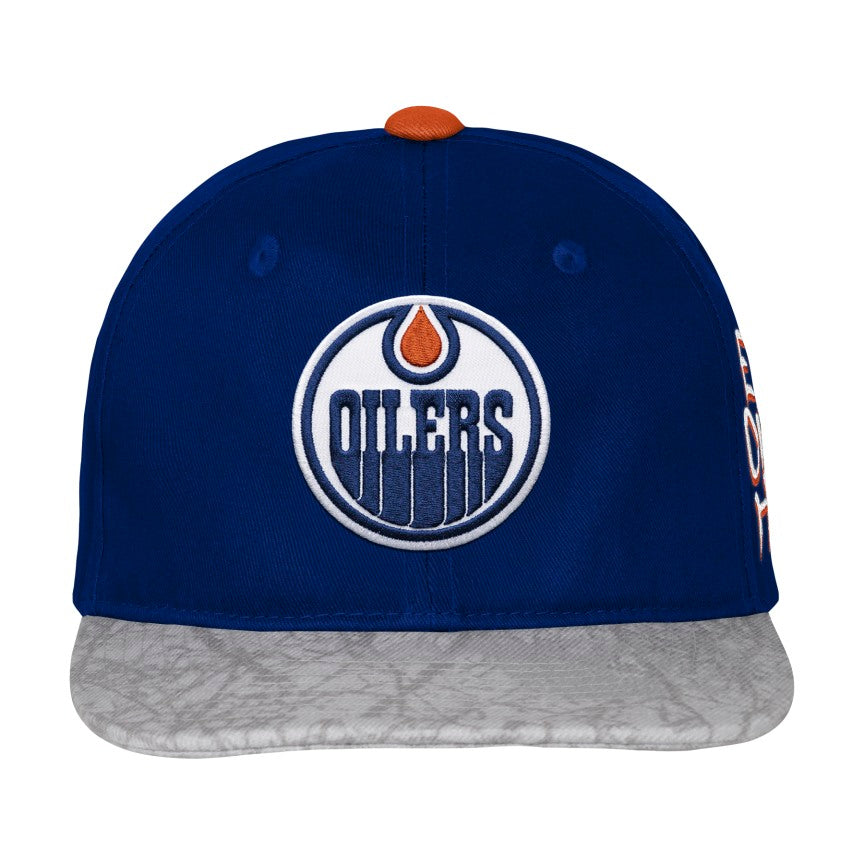 NHL Branded Youth Edmonton Oilers City FB SB Hat