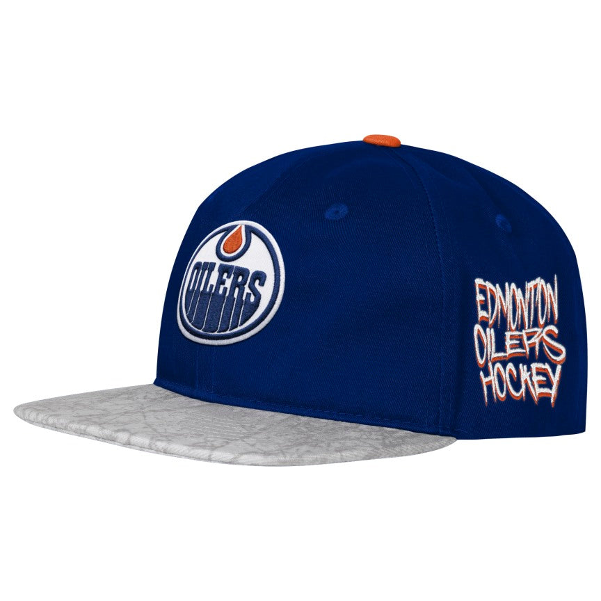 NHL Branded Youth Edmonton Oilers City FB SB Hat
