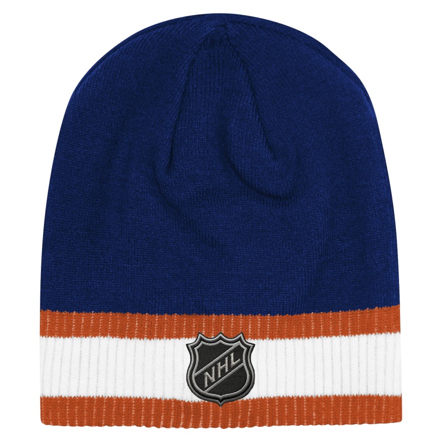 NHL Branded Youth Edmonton Oilers Hockey Beanie Knit