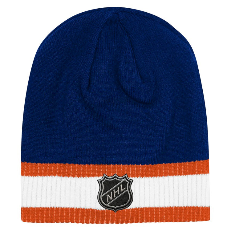 NHL Branded Youth Edmonton Oilers Hockey Beanie Knit