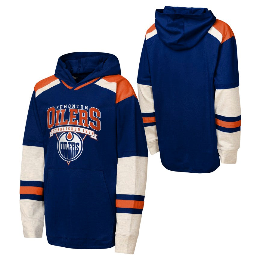 NHL Branded Youth Edmonton Oilers Legend Continues LW Hoodie