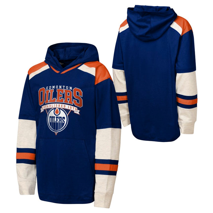 NHL Branded Youth Edmonton Oilers Legend Continues LW Hoodie