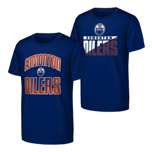 NHL Branded Child Edmonton Oilers Never Quit T-Shirt 2 Pack
