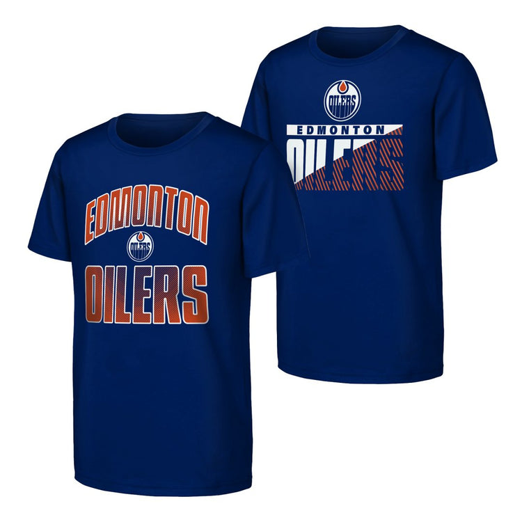 NHL Branded Child Edmonton Oilers Never Quit T-Shirt 2 Pack
