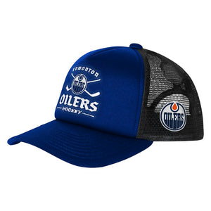NHL Branded Youth Edmonton Oilers Power Up Trucker Hat 