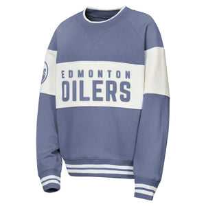 NHL Branded Youth Edmonton Oilers Puck Short Sweatshirt