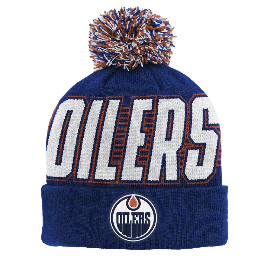 NHL Branded Youth Edmonton Oilers Sack Party Cuffed Pom
