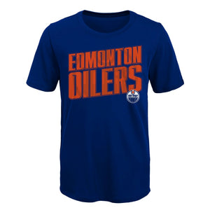 NHL Branded Youth Edmonton Oilers Set the Tone T-Shirt