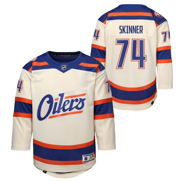 NHL Branded Youth NHL Edmonton Oilers Stuart Skinner Alternate Jersey
