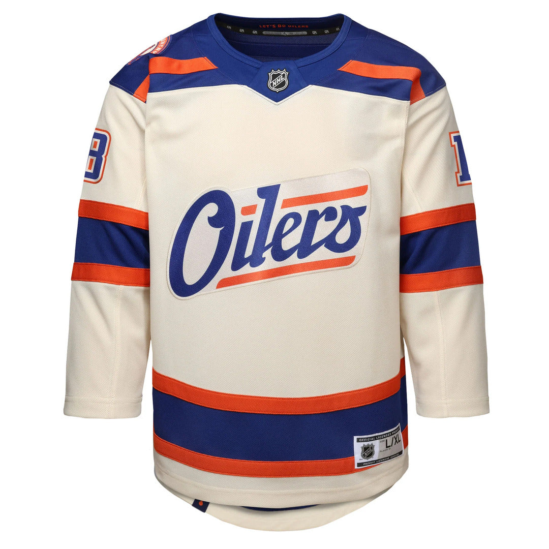 NHL Branded Youth NHL Edmonton Oilers Zach Hyman Alternate Jersey
