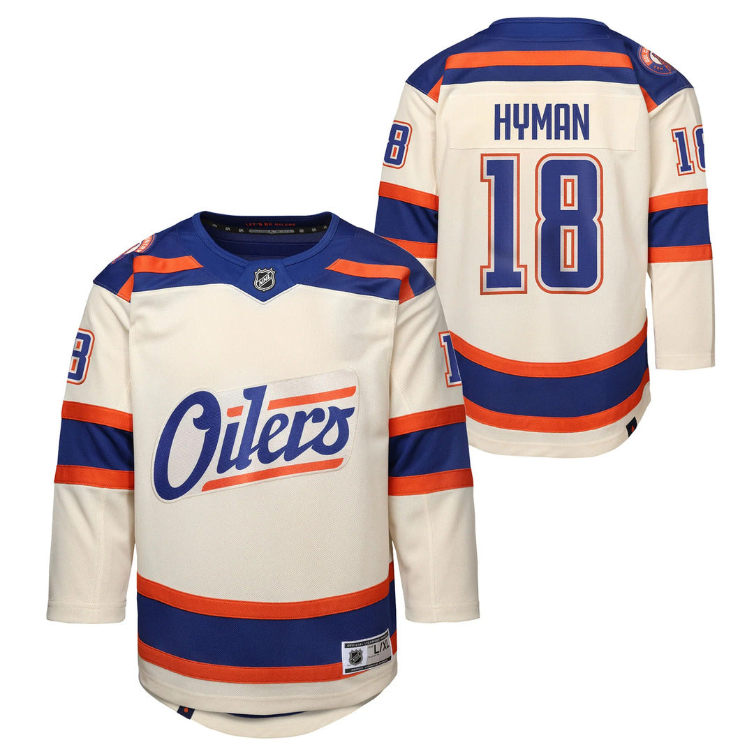 NHL Branded Youth NHL Edmonton Oilers Zach Hyman Alternate Jersey
