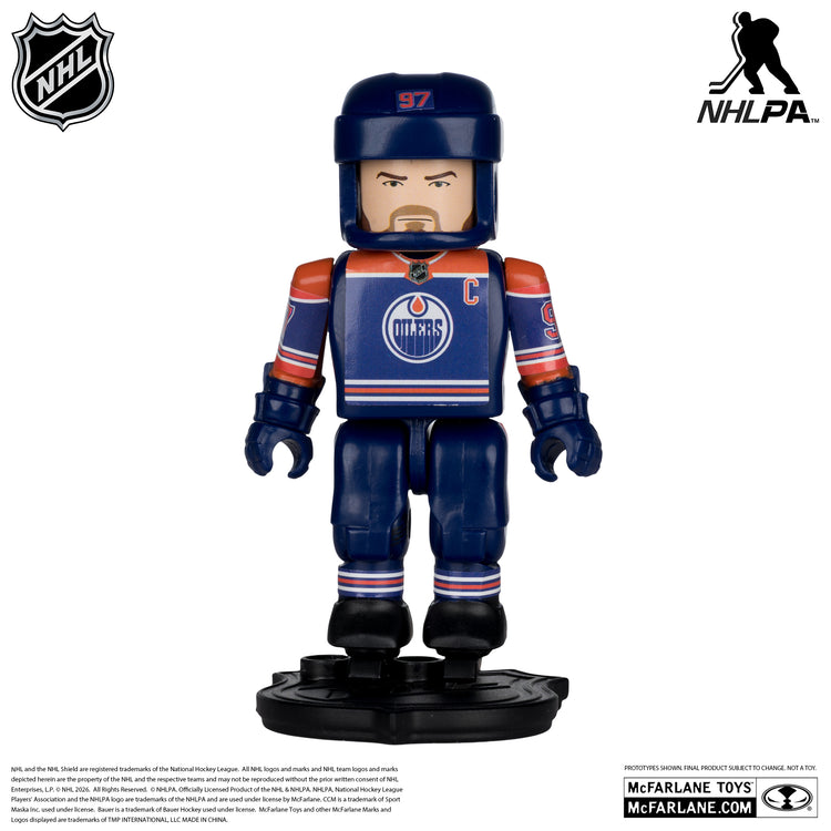 NHL Edmonton Oilers Connor McDavid Construction Figure