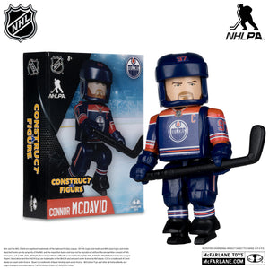 NHL Edmonton Oilers Connor McDavid Construction Figure