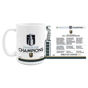 NHL Las Vegas Knights SC Champs Roster 15oz Coffee Mug