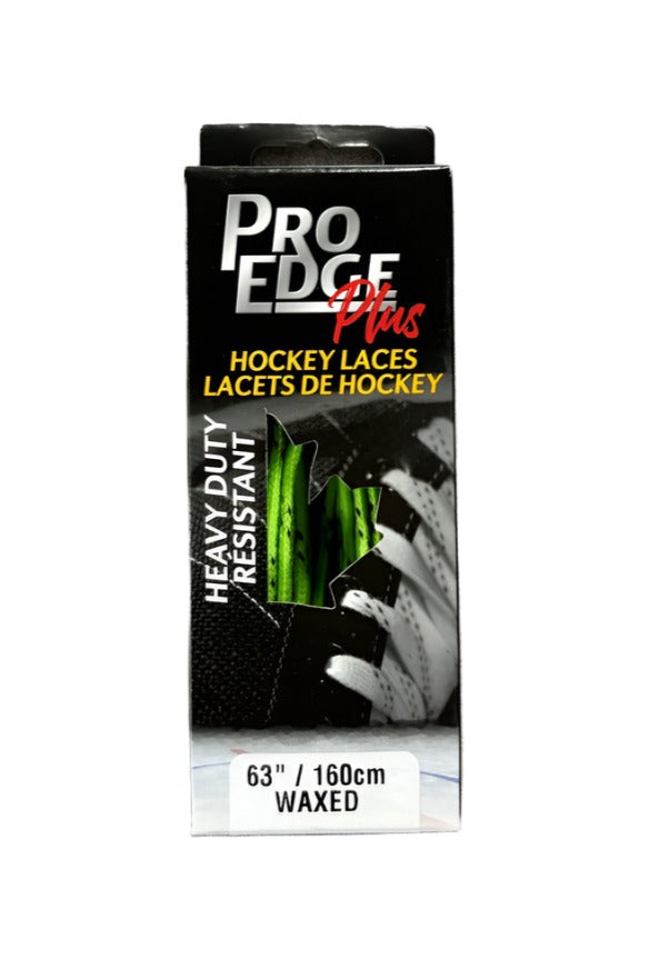 Braids & Laces ProEdge Plus Hockey Skate Laces Neon Green