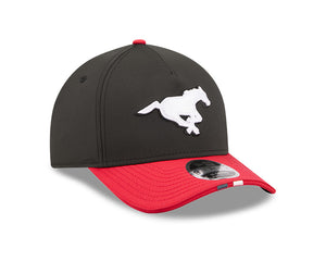 New Era Men's CFL Calgary Stampeders Sideline '26 940 M-Crown Hat Black/Red