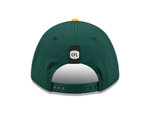 New Era Men's CFL Edmonton Elks Sideline '26 940 M-Crown Hat Green/Gold
