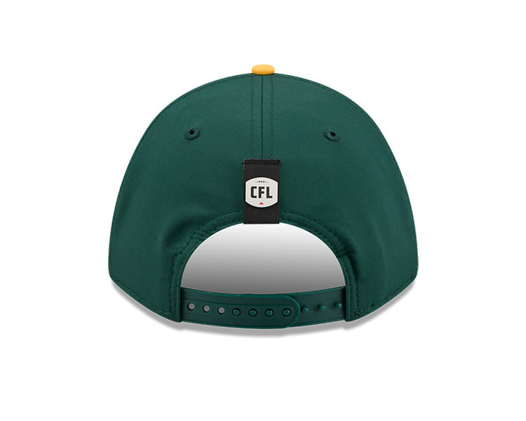 New Era Men's CFL Edmonton Elks Sideline '26 940 M-Crown Hat Green/Gold