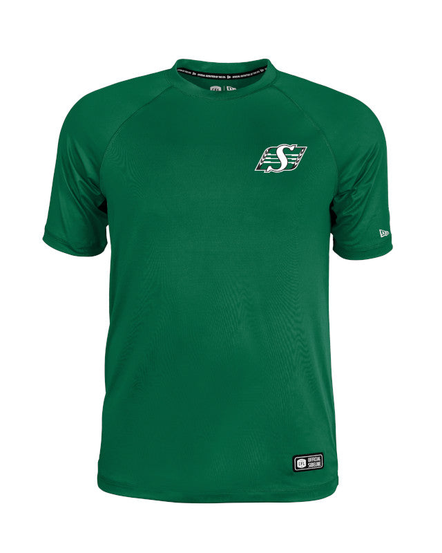 New Era Men's CFL Saskatchewan Roughriders Cavort Performance T-Shirt
