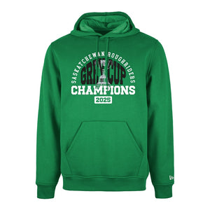 New Era Men's CFL Saskatchewan Roughriders GC Champs Hoodie Green
