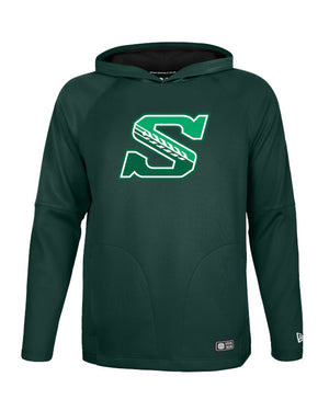 New Era Men's CFL Saskatchewan Roughriders Metam Performance Fleece Hoodie