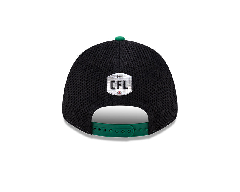 New Era Men's CFL Saskatchewan Roughriders Sideline '24 9FORTY Cap Green/Black