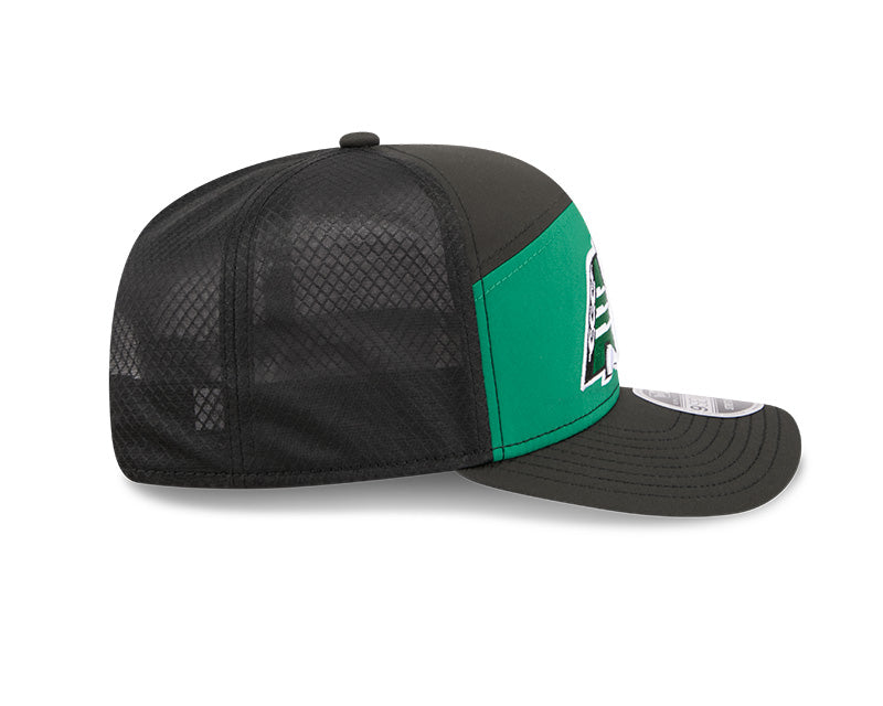 New Era Men's CFL Saskatchewan Roughriders Sideline '26 970 SP Hat Green/Black