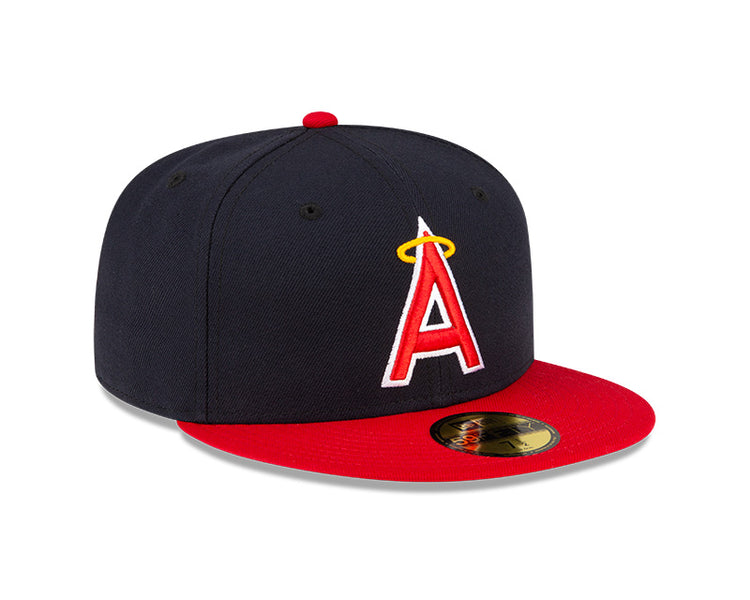 New Era Men's MLB AC 59FIFTY Los Angeles Angels Alternate Fitted Cap Blue/Red