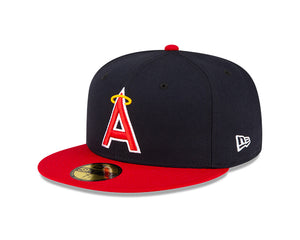 New Era Men's MLB AC 59FIFTY Los Angeles Angels Alternate Fitted Cap Blue/Red