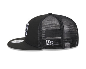 New Era Men's NBA Sacremento Kings 9FIFTY Trucker Cap Black/White
