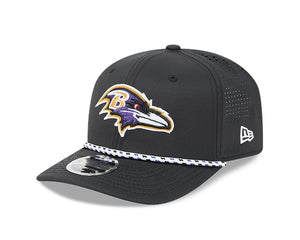 New Era Men's NFL Baltimore Ravens '26 970SS Perf Adjustable Hat
