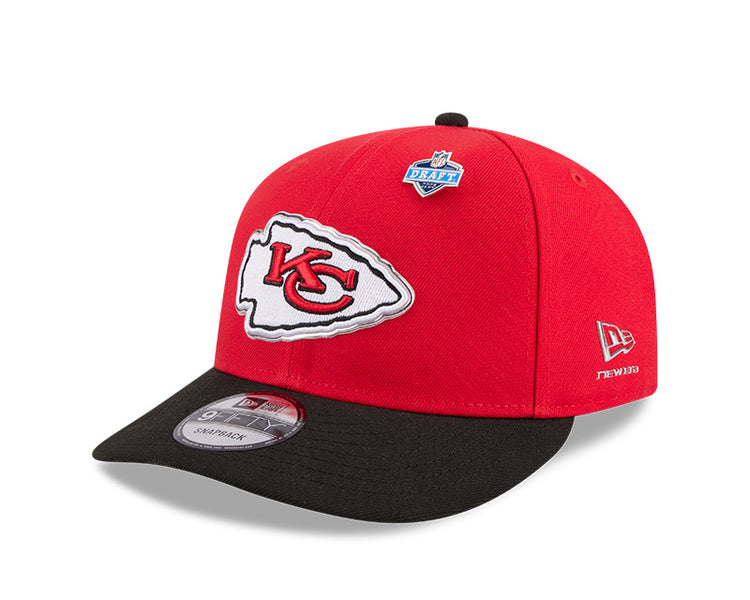 New Era Men's NFL Kansas City Chiefs 9FORTY MC Draft Hat 2026