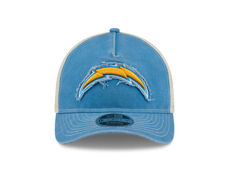 New Era Men's NFL Los Angeles Chargers '26 9FORTY A-Frame Fan Hat