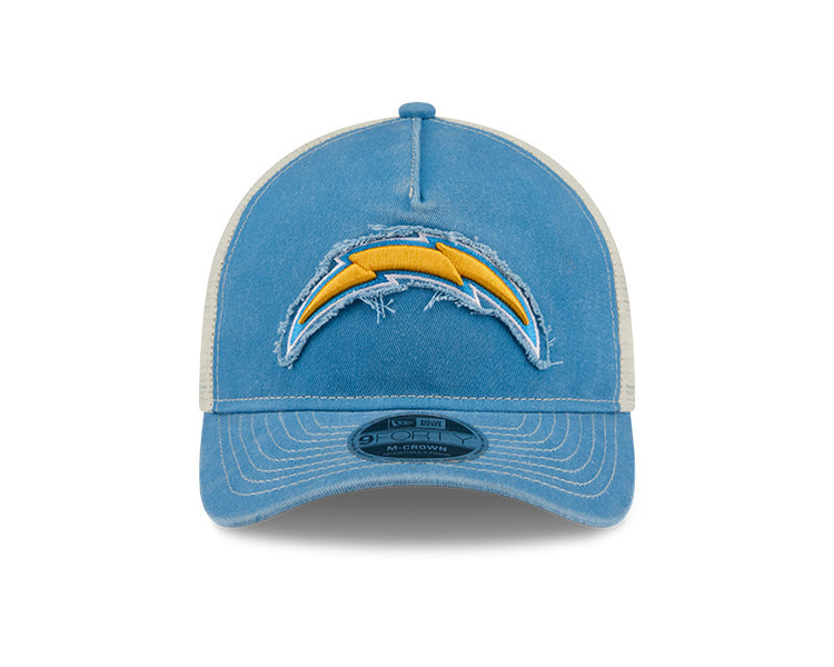 New Era Men's NFL Los Angeles Chargers '26 9FORTY A-Frame Fan Hat