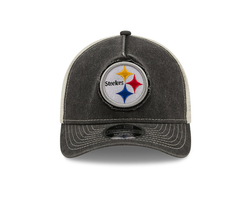 New Era Men's NFL Pittsburgh Steelers '26 9FORTY A-Frame Fan Hat