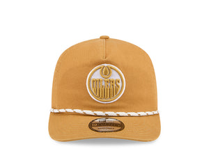 New Era Men's NHL Edmonton Oilers 1920 Color Pack Cap Brown
