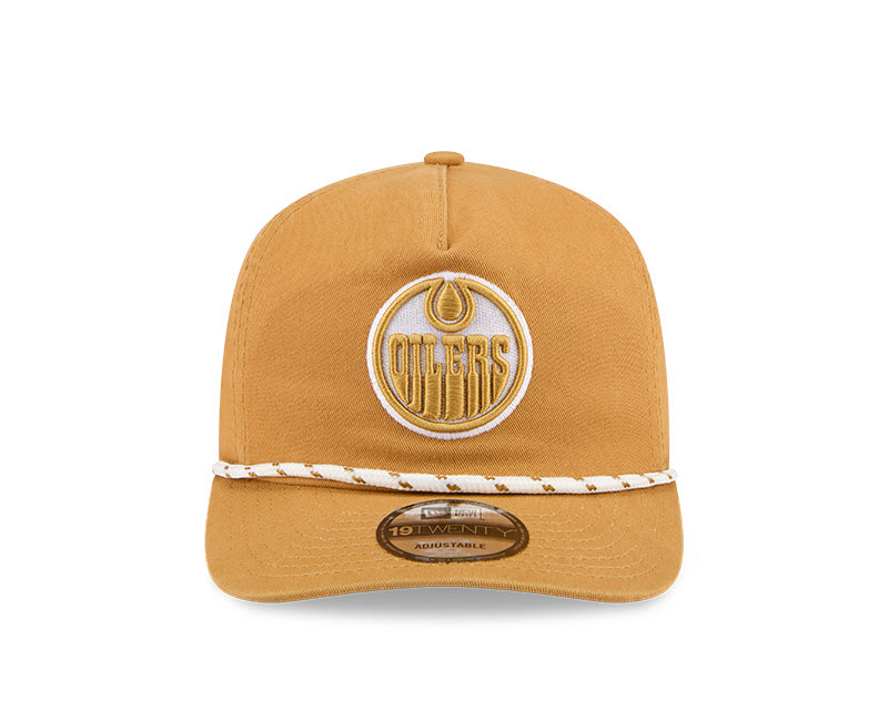 New Era Men's NHL Edmonton Oilers 1920 Color Pack Cap Brown
