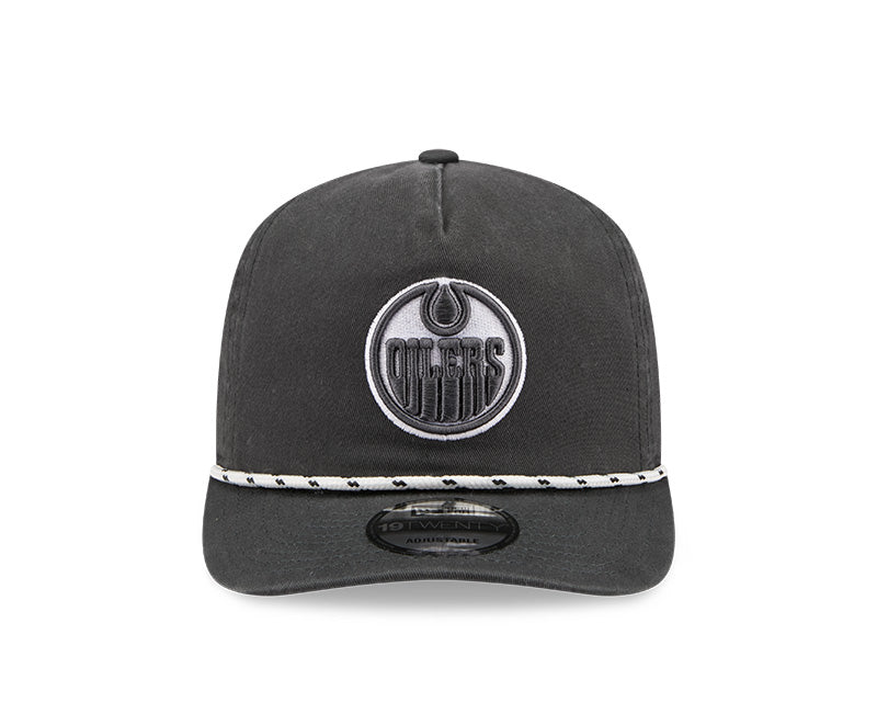 New Era Men's NHL Edmonton Oilers 1920 Color Pack Cap Charcoal
