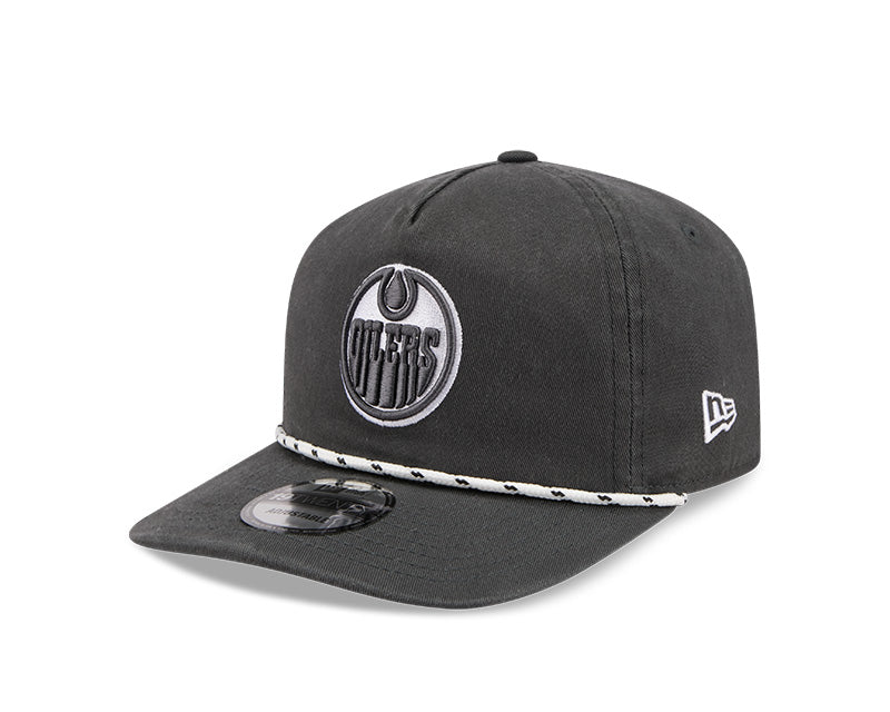 New Era Men's NHL Edmonton Oilers 1920 Color Pack Cap Charcoal
