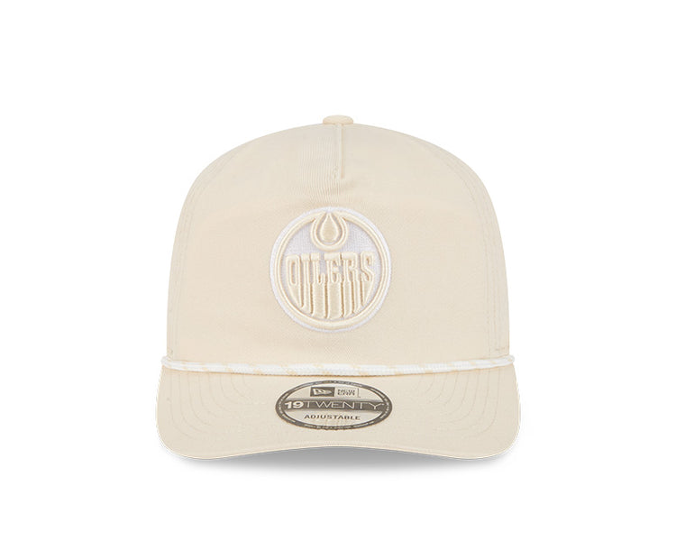 New Era Men's NHL Edmonton Oilers 1920 Color Pack Cap Cream
