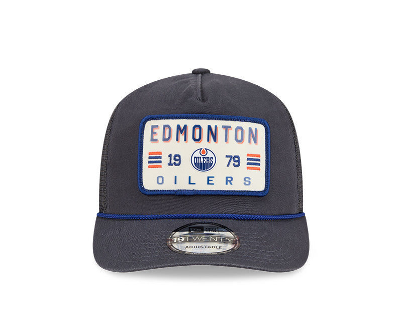 New Era Men's NHL Edmonton Oilers 1920 Washed Hat
