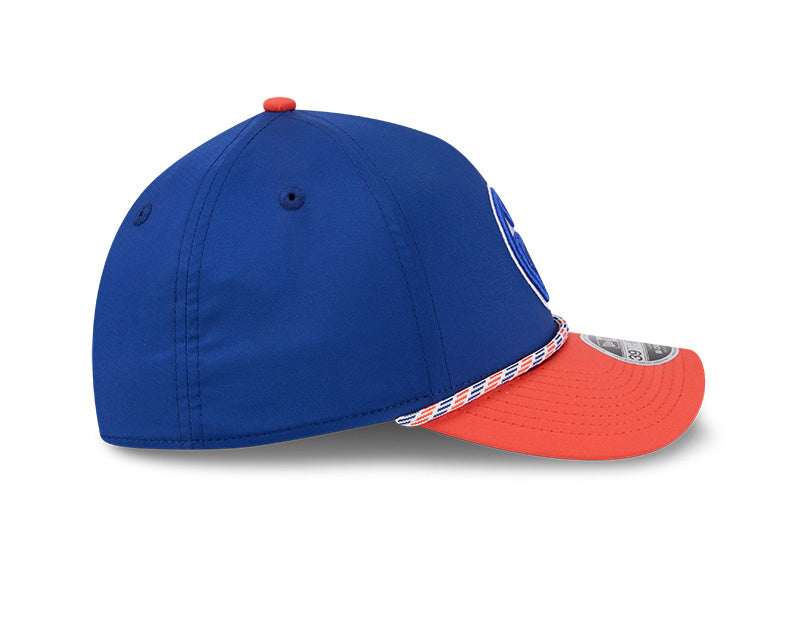 New Era Men's NHL Edmonton Oilers 3930MC AF Rope Cap Blue/Orange
