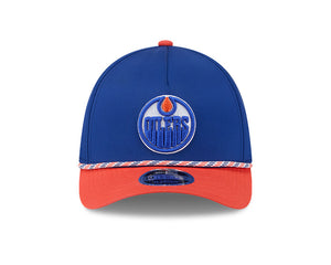 New Era Men's NHL Edmonton Oilers 3930MC AF Rope Cap Blue/Orange
