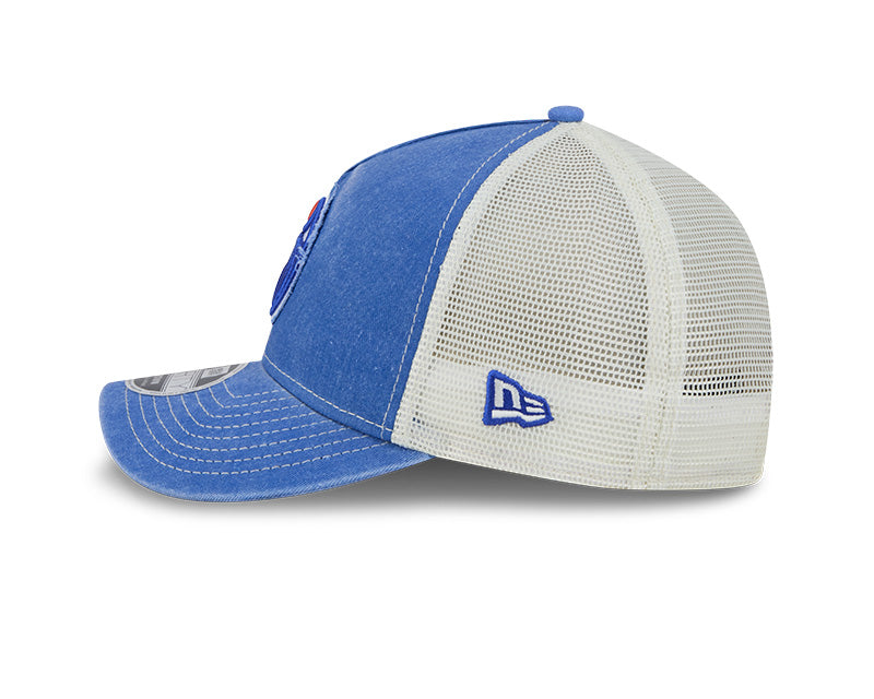 New Era Men's NHL Edmonton Oilers 9FORTY A-Frame Fan Hat